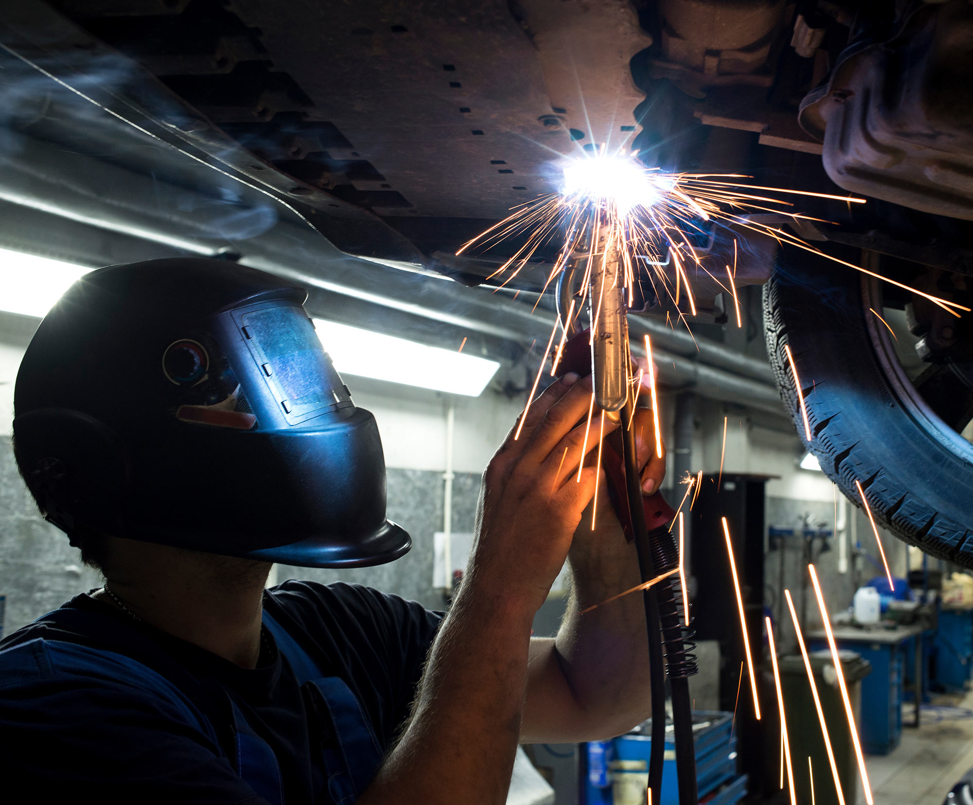 Bogota Fabworks repairing vehicle